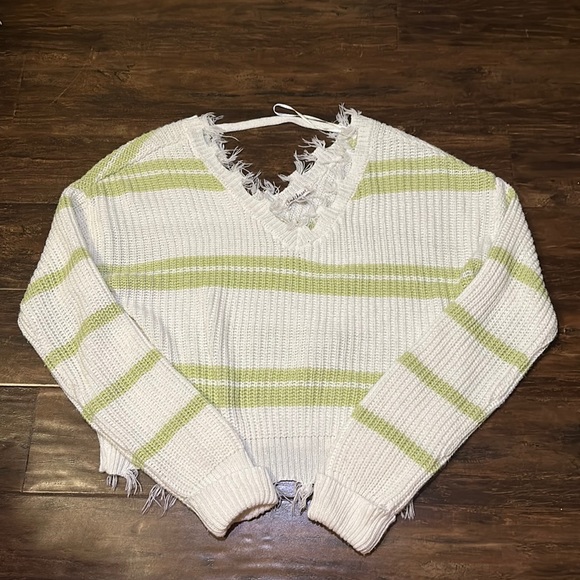 cream knitted sweater - Picture 1 of 1